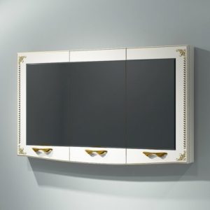 Классик-д-105 — шкаф зеркальный со светом  Золото (Какса-а)
