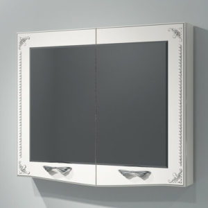 004109 — Классик-д-65 — шкаф зеркальный Серебро (Какса-а)