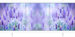 УЛЬТРАЛЕГКИЙ АРТ — экран под ванну 1,50/1,70 Цветочная элегия пластиковая рама (Метакам)