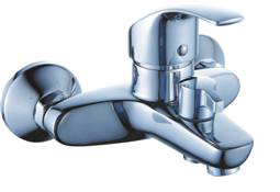 DB0-330102 — смеситель DIADONNA для ванны короткий излив D-35mm, латунь, хром