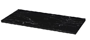 Столешница Черный Мрамор — 1000 габариты 1002х471х30мм (Сан Марко)